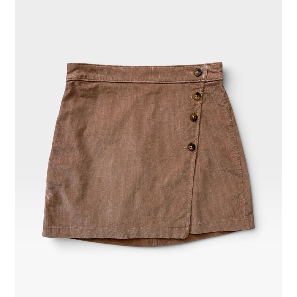 Hollister Ultra Hi-Rise Corduroy Mini Wrap Skirt, Size S